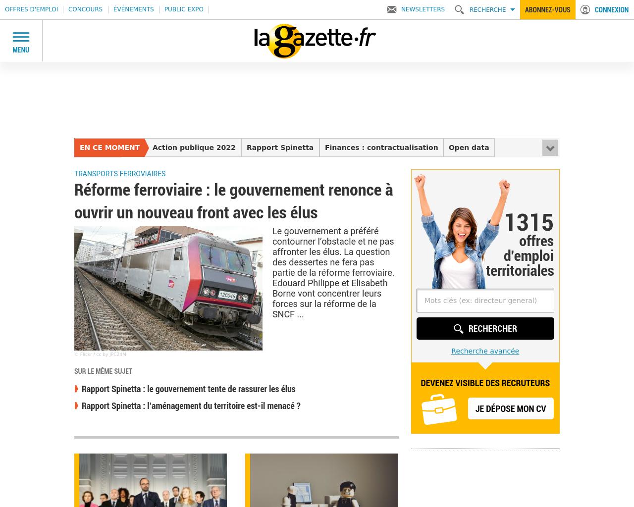 La Gazette des Communes La Gazette des Communes