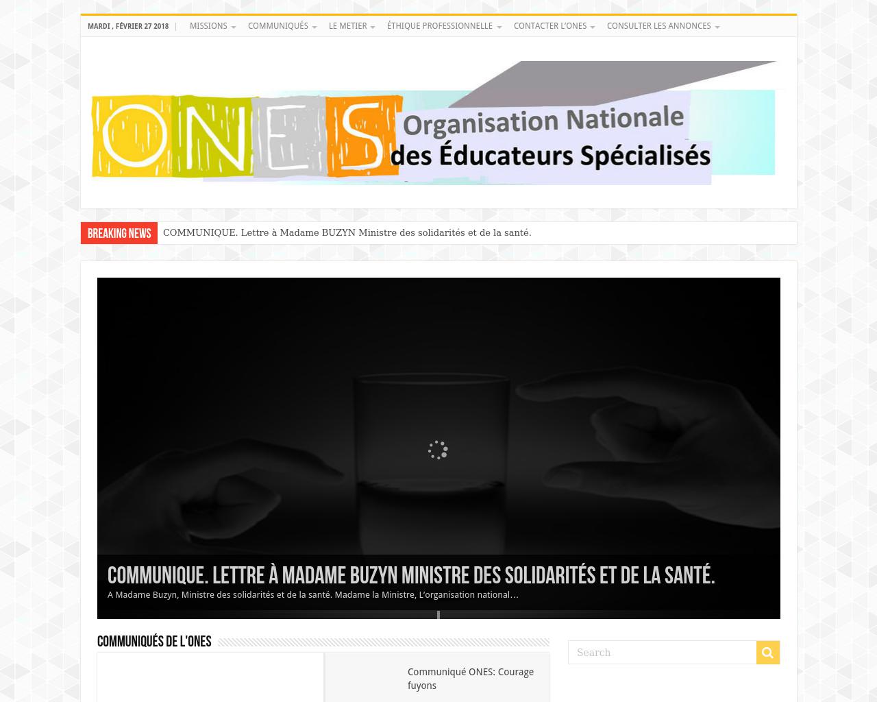 Organisation Nationale des Éducateurs Spécialisés Organisation Nationale des Éducateurs Spécialisés