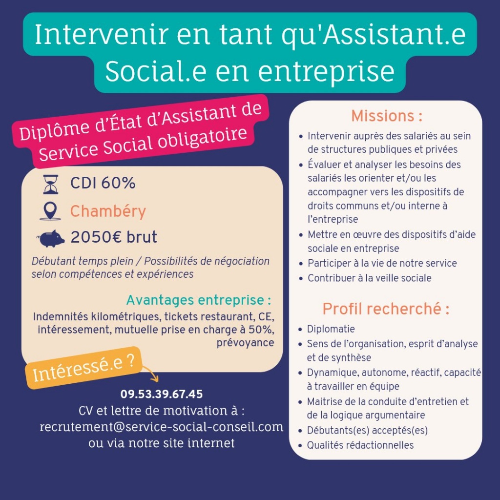 Assistant.e social.e du travail