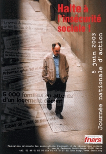 Halte à l'insécurité sociale. Halte à l'insécurité sociale.