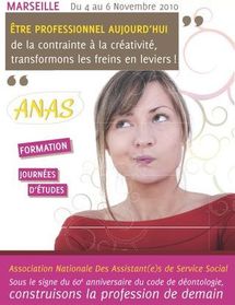 Journées d’études Nationales de l'ANAS du 4 au 6 Novembre 2010 à Marseille Journées d’études Nationales de l'ANAS du 4 au 6 Novembre 2010 à Marseille