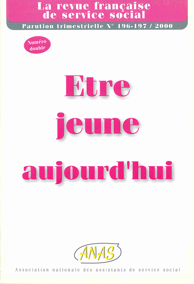 RFSS N°196-197 : "Être Jeune aujourd'hui " RFSS N°196-197 : "Être Jeune aujourd'hui "