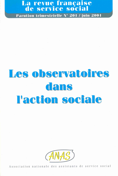 RFSS N°201 : "Les observatoires dans l'action sociale"