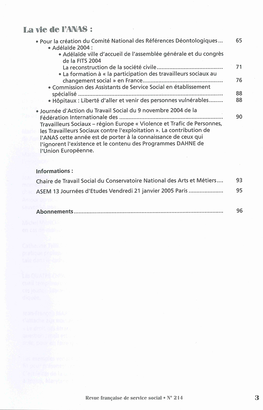 RFSS N°214 : "Comment protéger les mineurs à l'heure actuelle ? Des interrogations pour la pratique professionnelle"