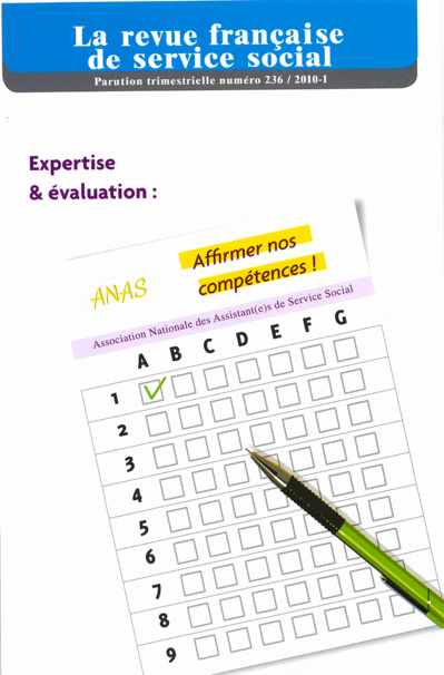 RFSS N°236 : "Expertise et évaluation : Affirmer nos compétences" RFSS N°236 : "Expertise et évaluation : Affirmer nos compétences"