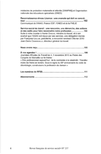 RFSS N°237 : "Le dossier social à l'épreuve de l'informatique" RFSS N°237 : "Le dossier social à l'épreuve de l'informatique"