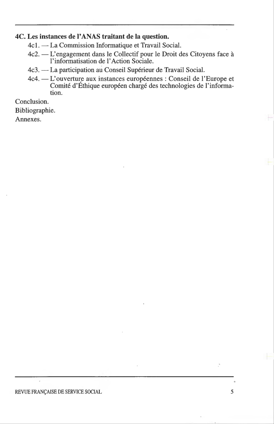 Hors-série Septembre 1998 : "Nouvelles technologies et travail social : vers un travail social informatisé ?"