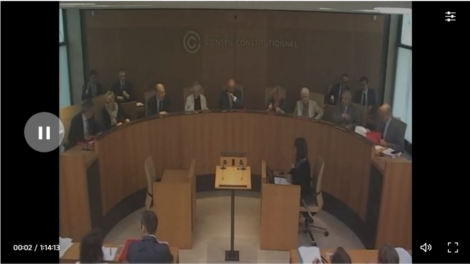 Vidéo de l'audience au Conseil Constitutionnel de la QPC n°2019-797 au sujet de l’article 51 de la loi « asile et immigration » portant création du fichier biométrique des mineur∙e∙s non accompagné∙e∙s Vidéo de l'audience au Conseil Constitutionnel de la QPC n°2019-797 au sujet de l’article 51 de la loi « asile et immigration » portant création du fichier biométrique des mineur∙e∙s non accompagné∙e∙s