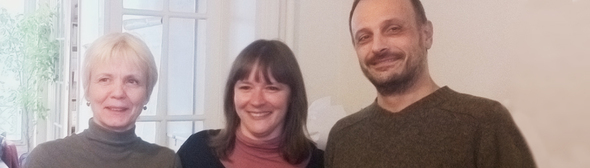 De gauche à droite : Françoise LEGLISE, Elsa MELON, Laurent PUECH De gauche à droite : Françoise LEGLISE, Elsa MELON, Laurent PUECH