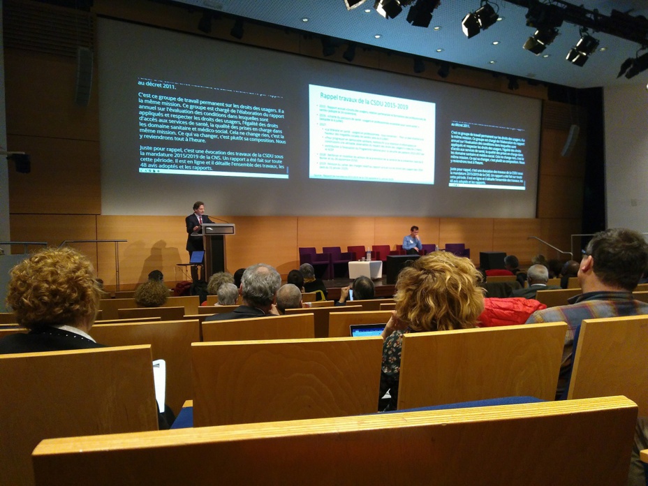 Séance d'installation de la Conférence Nationale de Santé le 12/02/2020