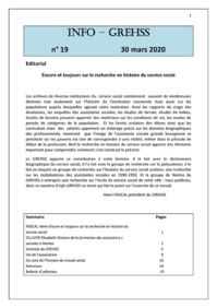 Info GREHSS Info GREHSS