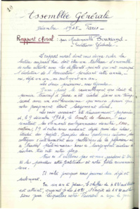 Registre de l'Association des Assistantes Sociales Diplômées d'État - 1945 à 1949 Registre de l'Association des Assistantes Sociales Diplômées d'État - 1945 à 1949