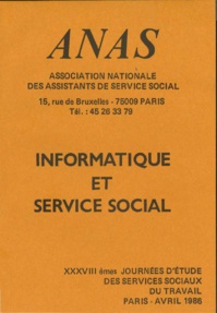 Informatique et service social - Avril 1986 Informatique et service social - Avril 1986