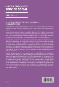 RFSS N°280 : "La lutte contre les violences conjugales : Un combat citoyen" RFSS N°280 : "La lutte contre les violences conjugales : Un combat citoyen"