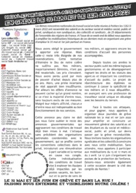 Appel des 8èmes rencontres nationales du travail social en lutte pour "l'acte III de la lutte du secteur social et médico-social" le 31 mai et le 1er juin 2022