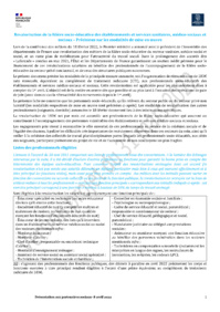 Parution d'un document relatif à la revalorisation de la filière socio-éducative des établissements et services sanitaires, médico-sociaux et sociaux Parution d'un document relatif à la revalorisation de la filière socio-éducative des établissements et services sanitaires, médico-sociaux et sociaux