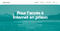 Lettre ouverte adressée à la Première ministre Elisabeth Borne pour demander l'accès à Internet en prison