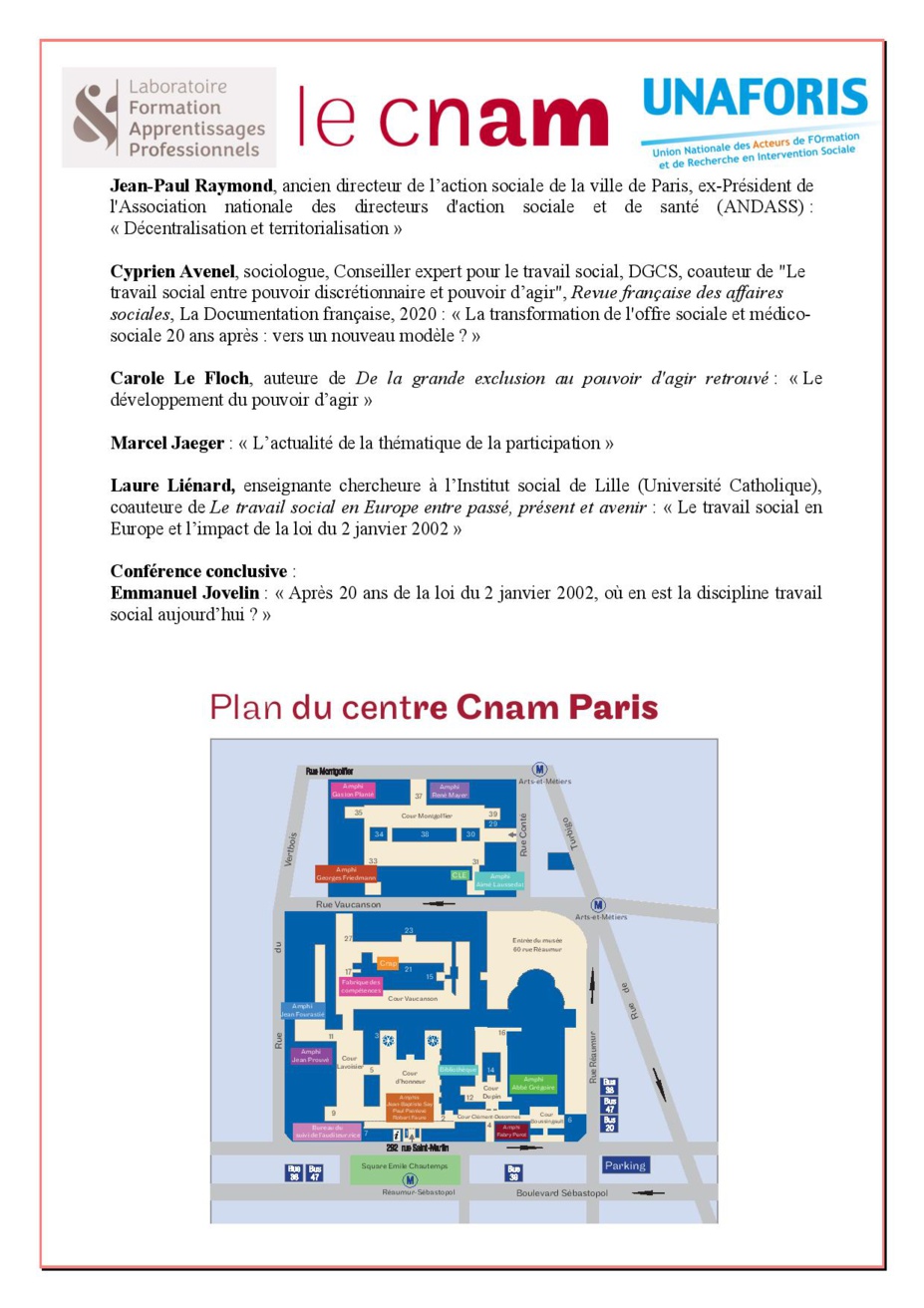 Les mutations du travail social: L’anniversaire de la loi du 2 janvier 2002 rénovant l’action sociale et médico-sociale Les mutations du travail social: L’anniversaire de la loi du 2 janvier 2002 rénovant l’action sociale et médico-sociale