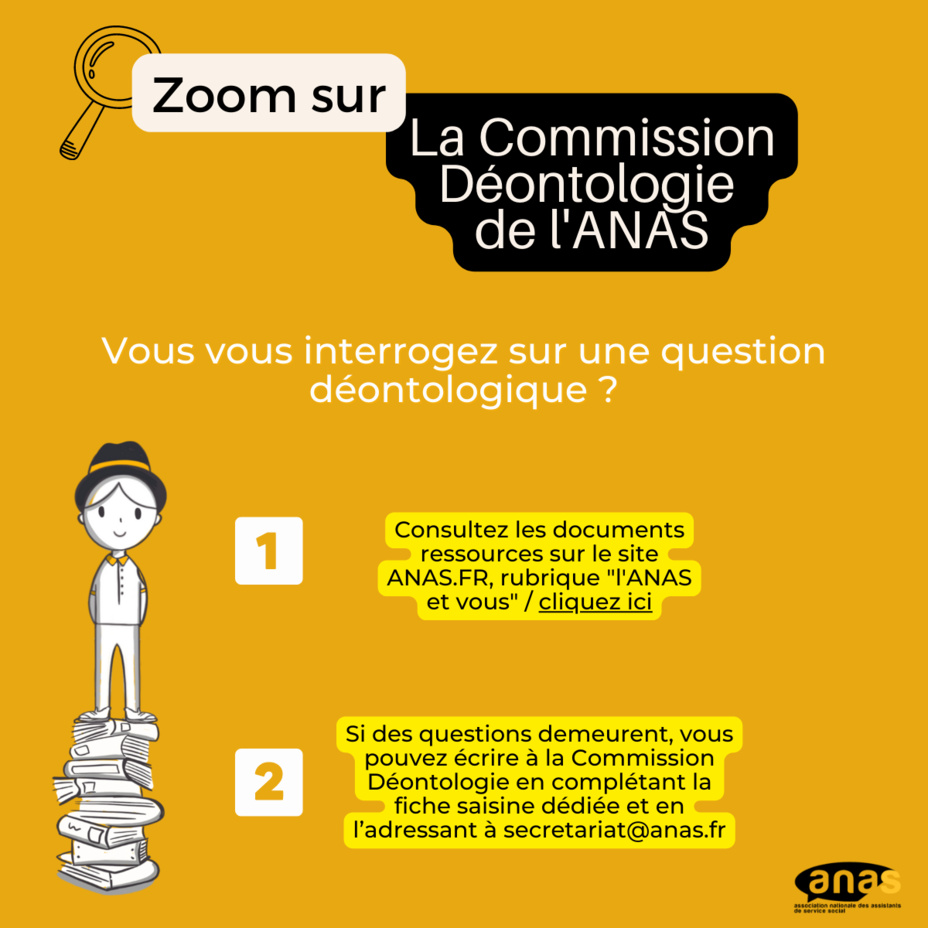Zoom sur ... la Commission Déontologie Zoom sur ... la Commission Déontologie