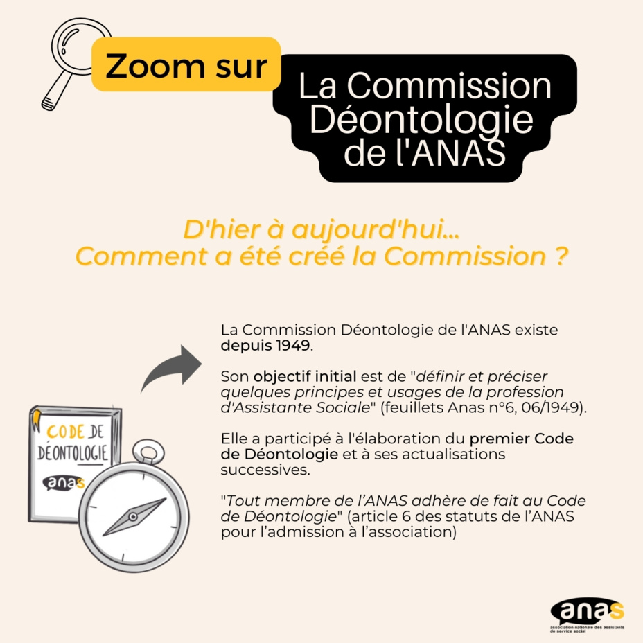 Zoom sur ... la Commission Déontologie Zoom sur ... la Commission Déontologie