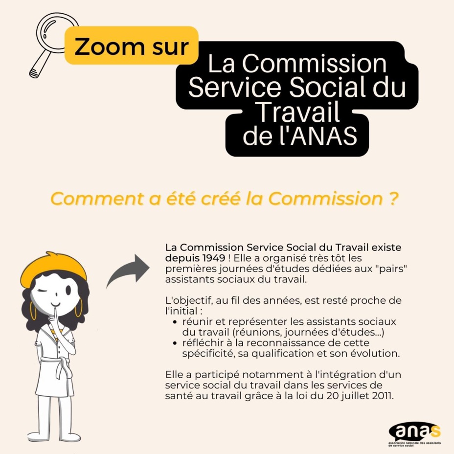 Zoom sur ... la Commission Service Social du Travail Zoom sur ... la Commission Service Social du Travail