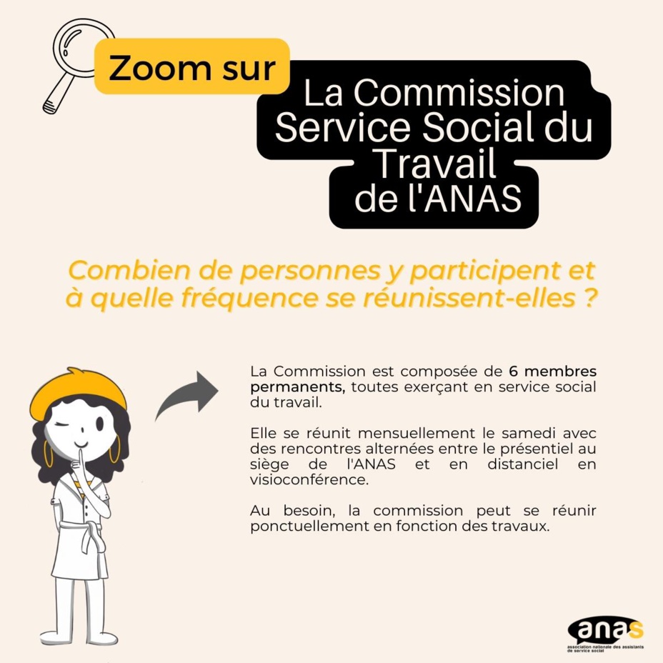 Zoom sur ... la Commission Service Social du Travail Zoom sur ... la Commission Service Social du Travail