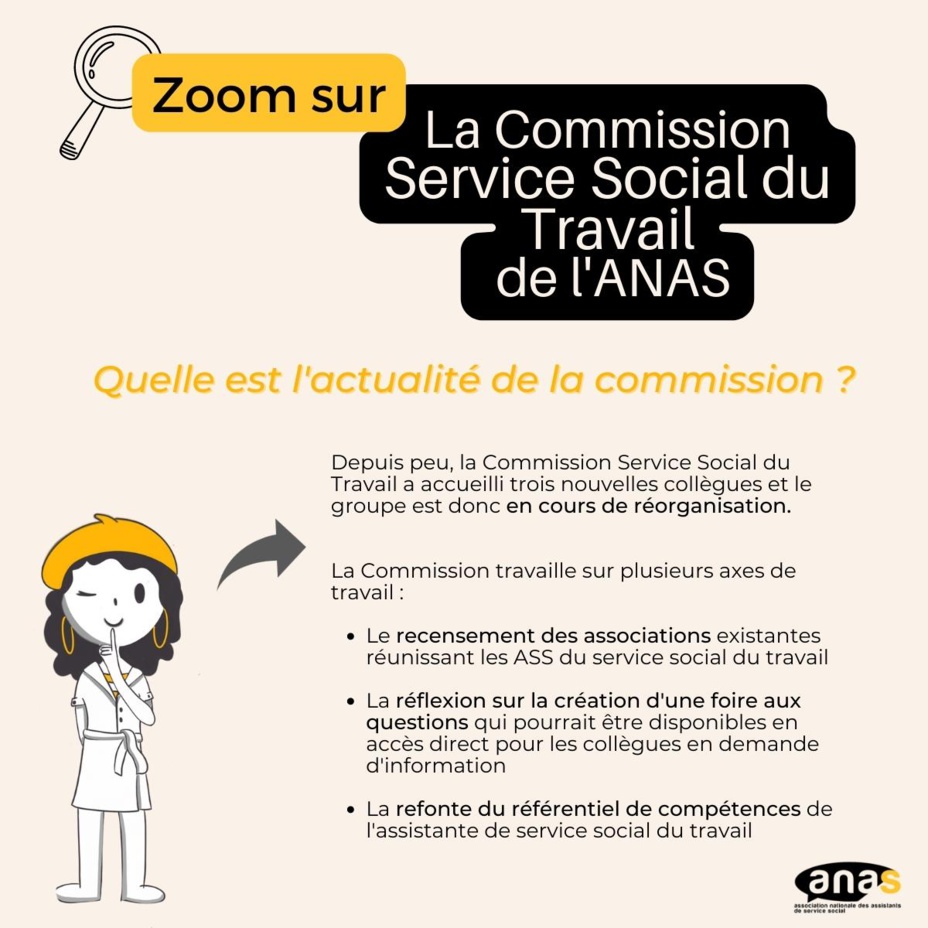 Zoom sur ... la Commission Service Social du Travail Zoom sur ... la Commission Service Social du Travail