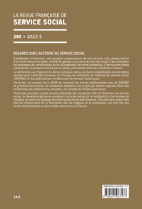 RFSS N°290 : « Regards sur l’histoire du service social » RFSS N°290 : « Regards sur l’histoire du service social »