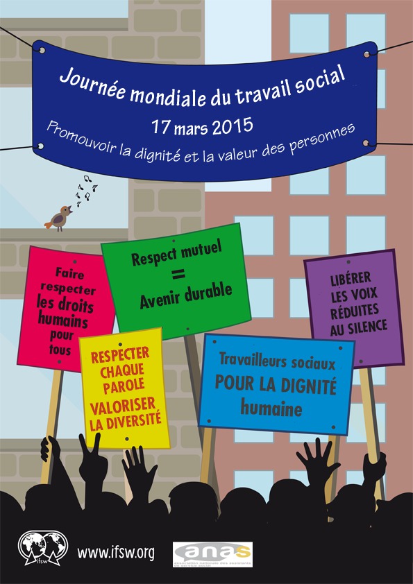 MOBILISONS-NOUS A L’OCCASION DE LA JOURNEE MONDIALE DU TRAVAIL SOCIAL - LE 17 MARS 2015