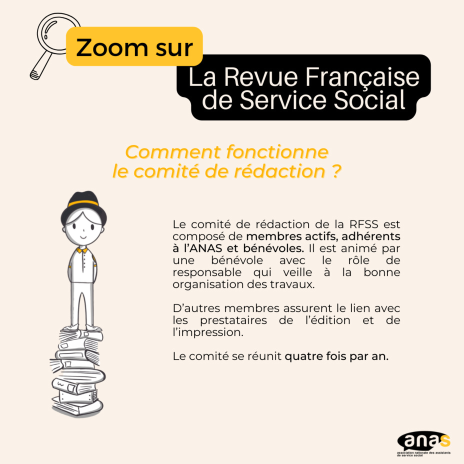 Zoom sur... Le Comité de rédaction de la Revue Française de Service Social Zoom sur... Le Comité de rédaction de la Revue Française de Service Social