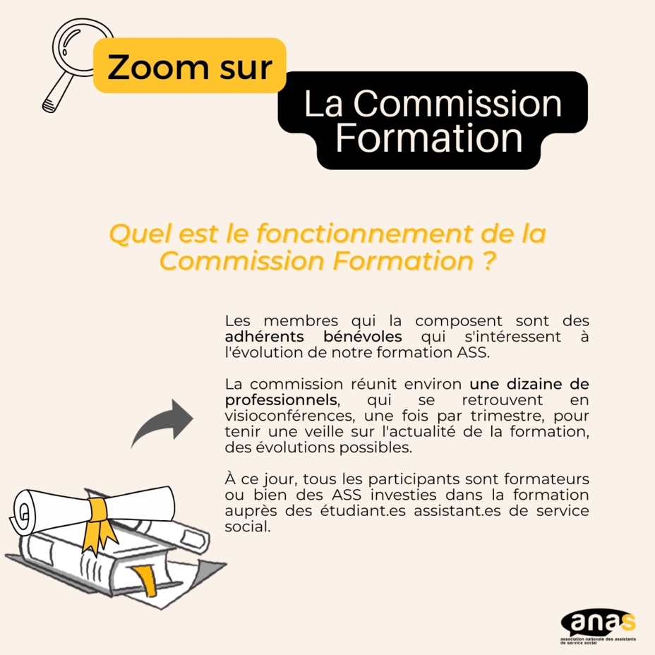 Zoom sur ... la Commission Formation Zoom sur ... la Commission Formation