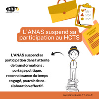 Suspension de la participation de l'ANAS au Haut Conseil du Travail Social Suspension de la participation de l'ANAS au Haut Conseil du Travail Social