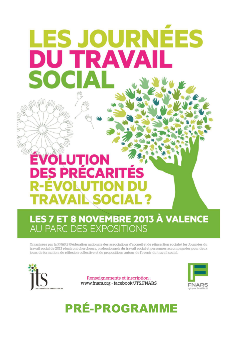 Evolution des précarités, R-évolution du travail social ? les 7 et 8 novembre à Valence avec la FNARS