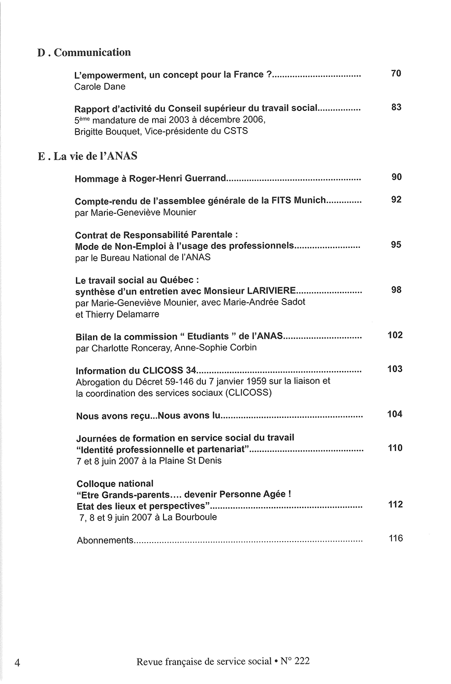 RFSS N°222 : "Le Territoire un nouveau partage des pouvoirs" RFSS N°222 : "Le Territoire un nouveau partage des pouvoirs"