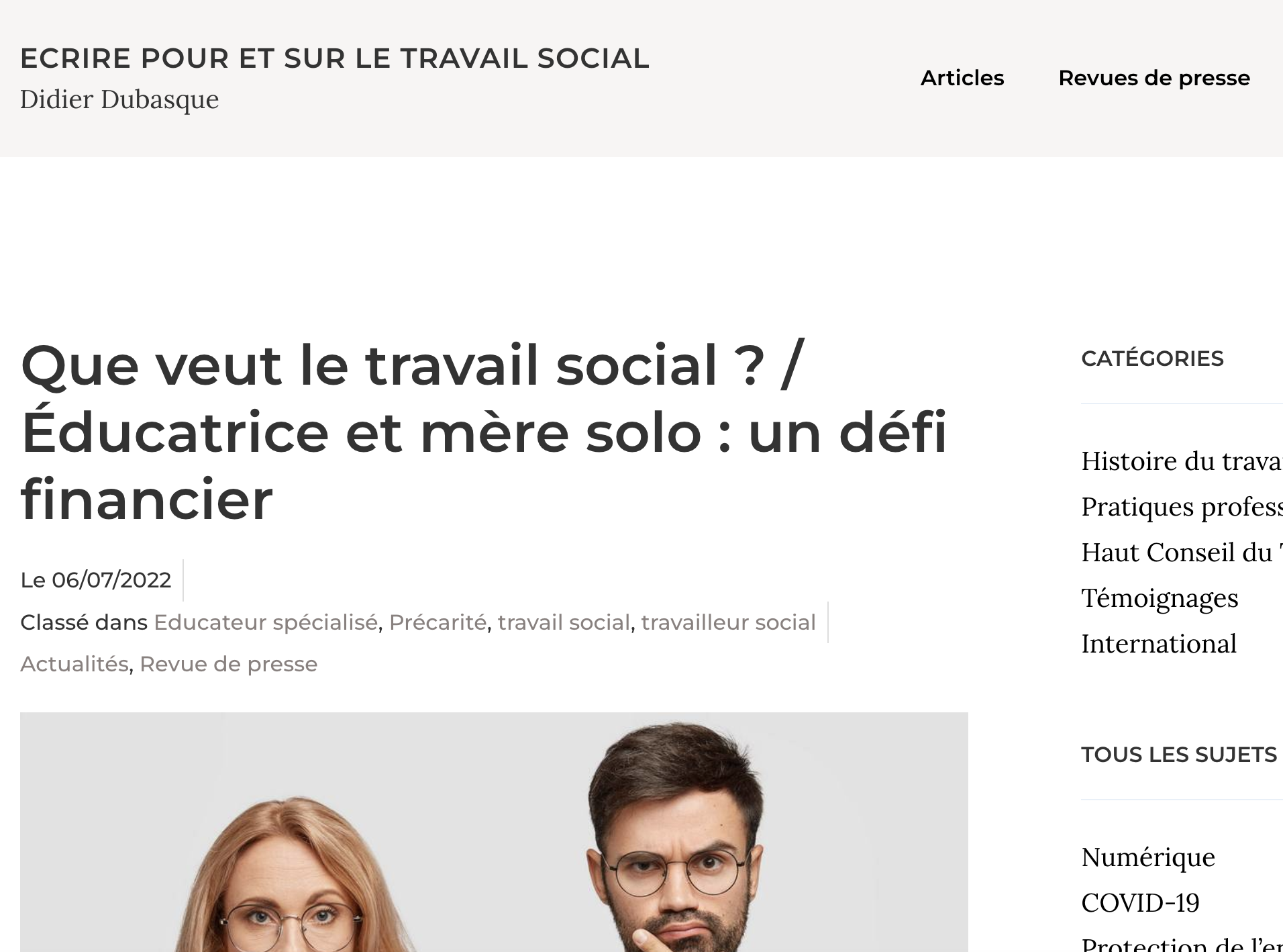 RFSS N°285 : "Que veut le travail social ?"