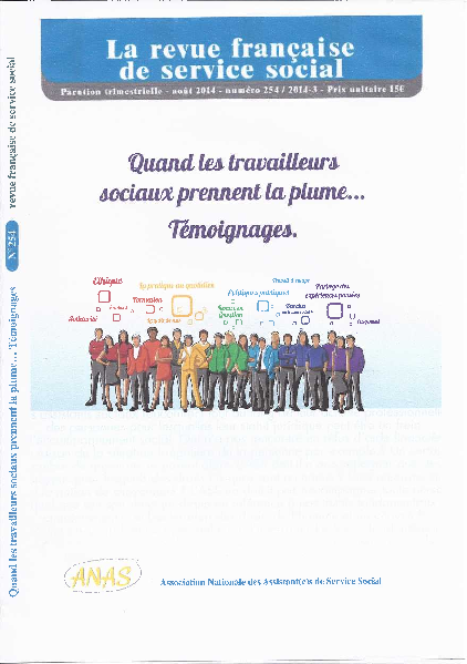 RFSS N°254 : "Quand les travailleurs sociaux prennent la plume... Témoignages."