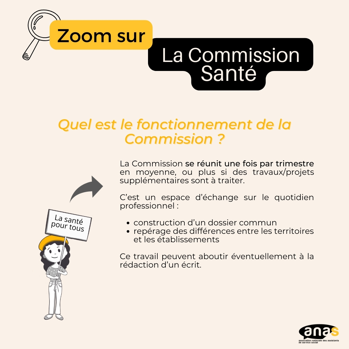 Zoom sur ... la Commission Santé