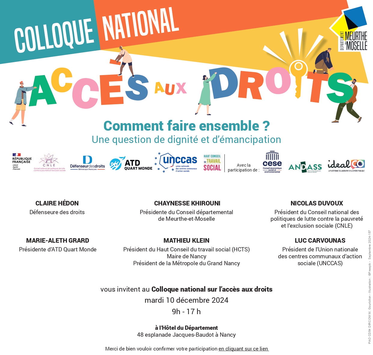 Colloque national sur l'accès aux droits  Colloque national sur l'accès aux droits