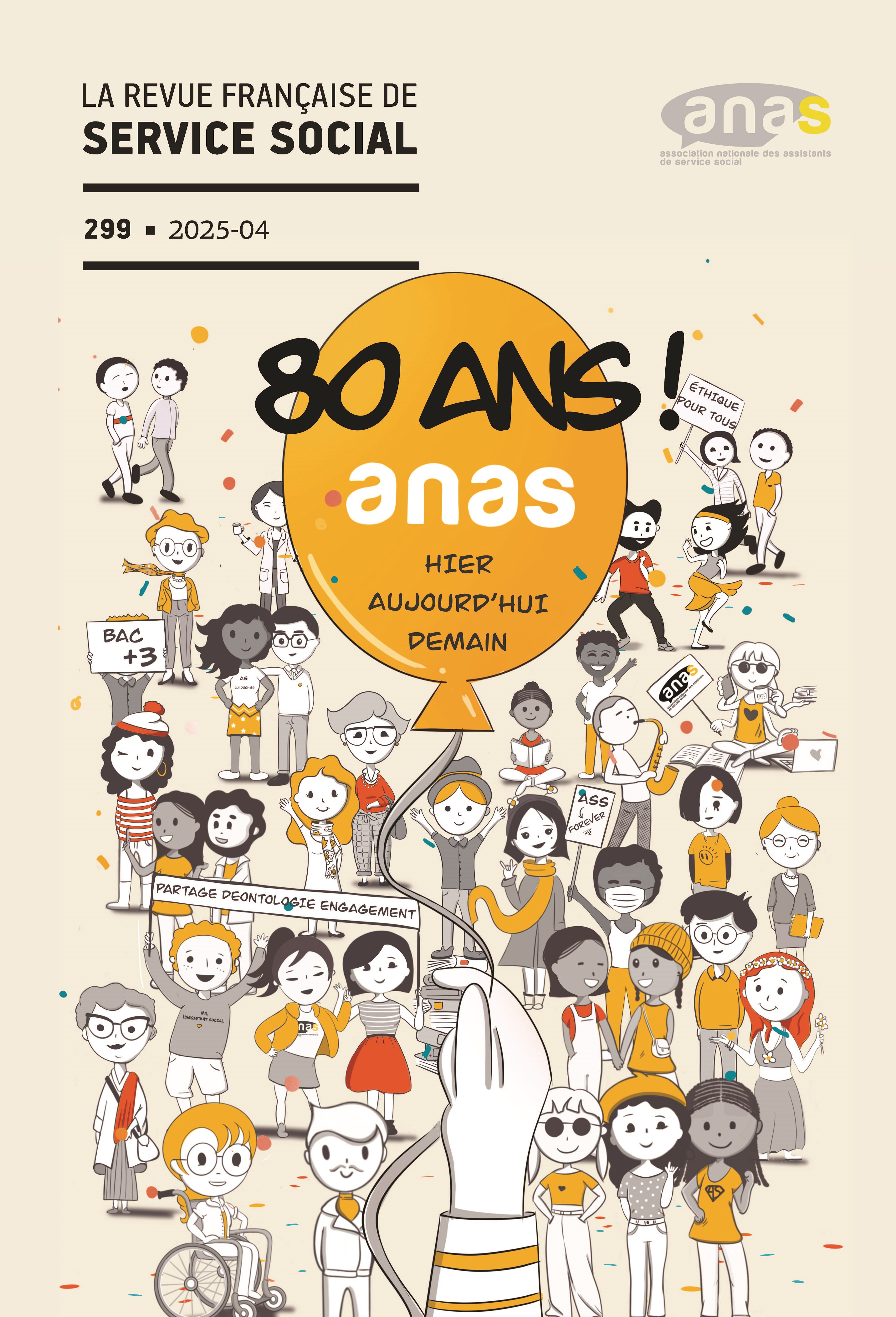 RFSS N°299 : « 80 ans ! ANAS Hier, aujourd'hui, demain »
