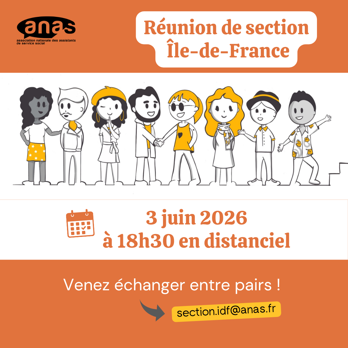 Prochaine réunion de section IDF - juin 2026