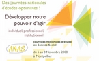 Journées Nationales d’Etude 2008 : infos et précisions