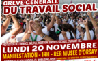 Journée de mobilisation du 20 novembre pour le travail social