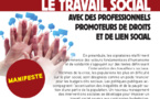 Manifeste des travailleurs sociaux  à l'initiative de 4 syndicats