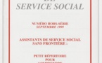 La Revue française de service social hors-série - Septembre 1999 La Revue française de service social hors-série - Septembre 1999