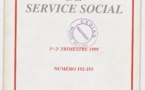 La Revue française de service social n° 192-193 - Juin 1999