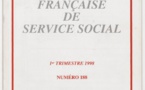 La Revue française de service social n° 188 - Mars 1998