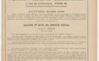 Feuillets de l'Association Nationale des Assistantes Sociales Diplômées d'Etat - Janvier-Mars 1949