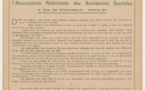 Feuillets de l'Association Nationale des Assistantes Sociales Diplômées d'Etat - Juin 1949