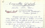 Registre de l'Association des Assistantes Sociales Diplômées d'État - 1945 à 1949