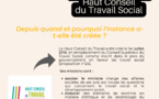 Zoom sur... Haut Conseil du Travail Social Zoom sur... Haut Conseil du Travail Social